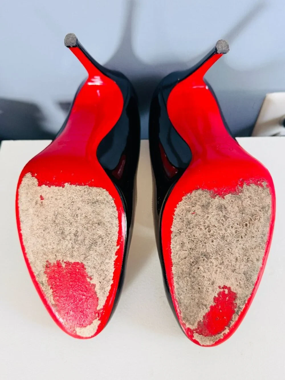 Christian Louboutin Black Patent Leather Pumps Heels – EU 42.5